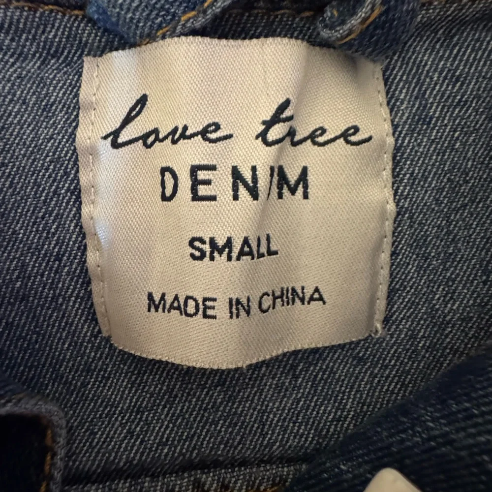 Denim Jacket with Plumeria Back Panel - Pua Vintage - Picture 4 of 4